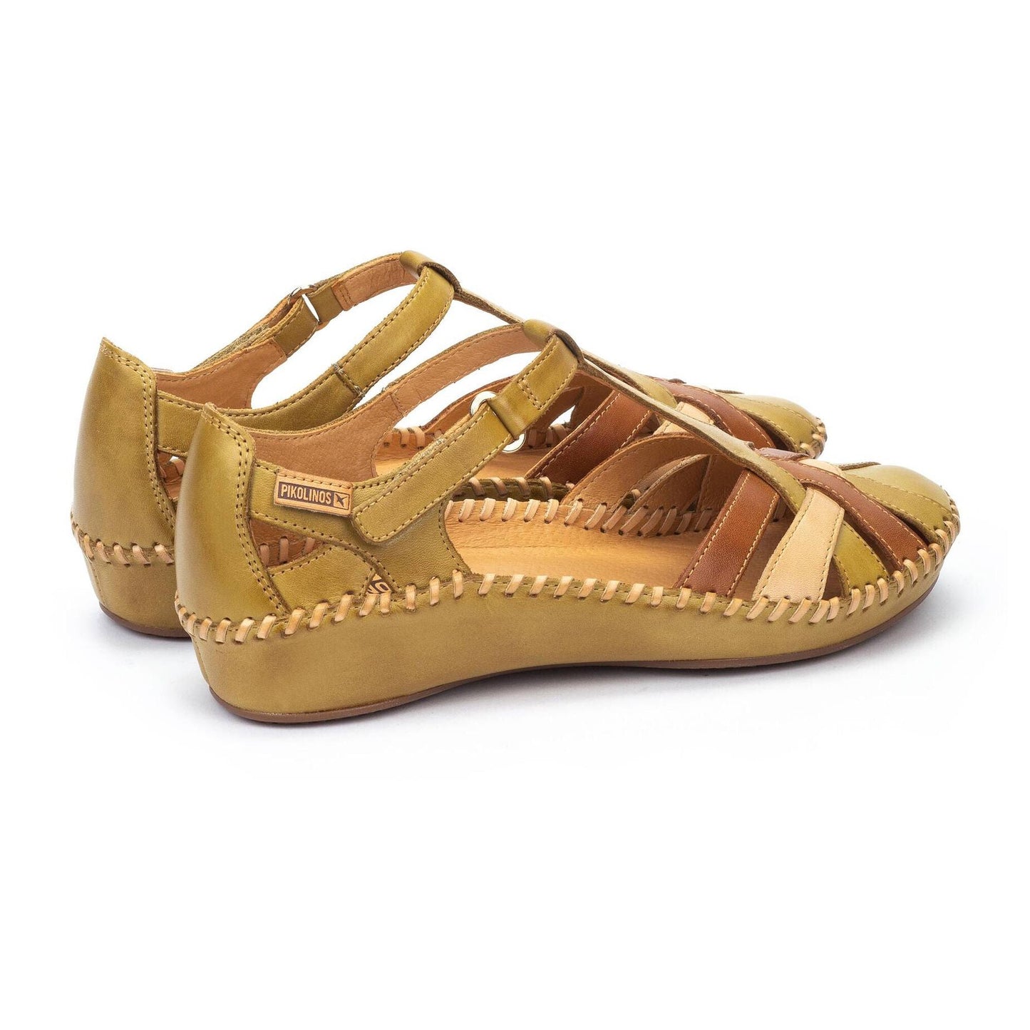 Sandalia con tiras cruzadas para mujer