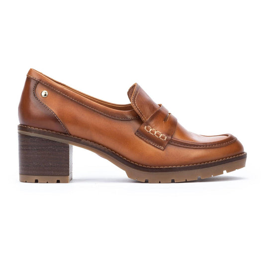 Mocasín de tacón para mujer