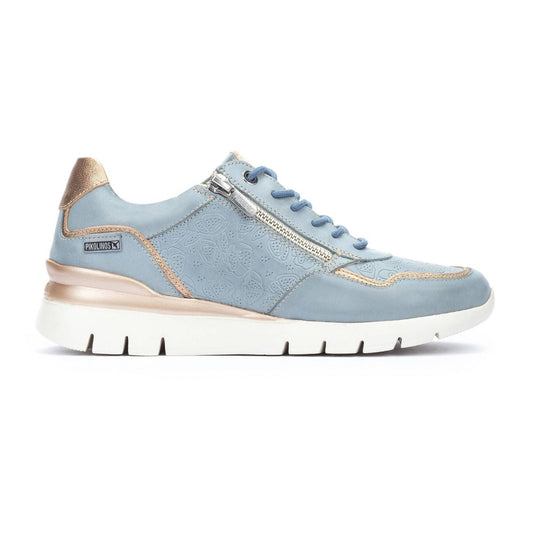 Deportivo con cordones y cremallera para mujer