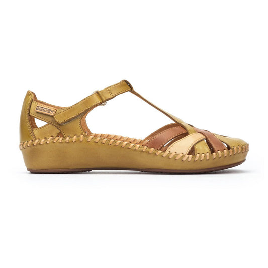 Sandalia con tiras cruzadas para mujer